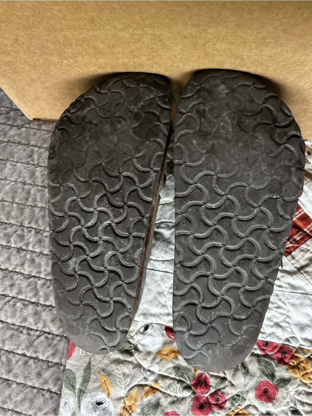 Birkenstock Kids Brown Suede Double Buckle Sandals - Picture 2 of 4